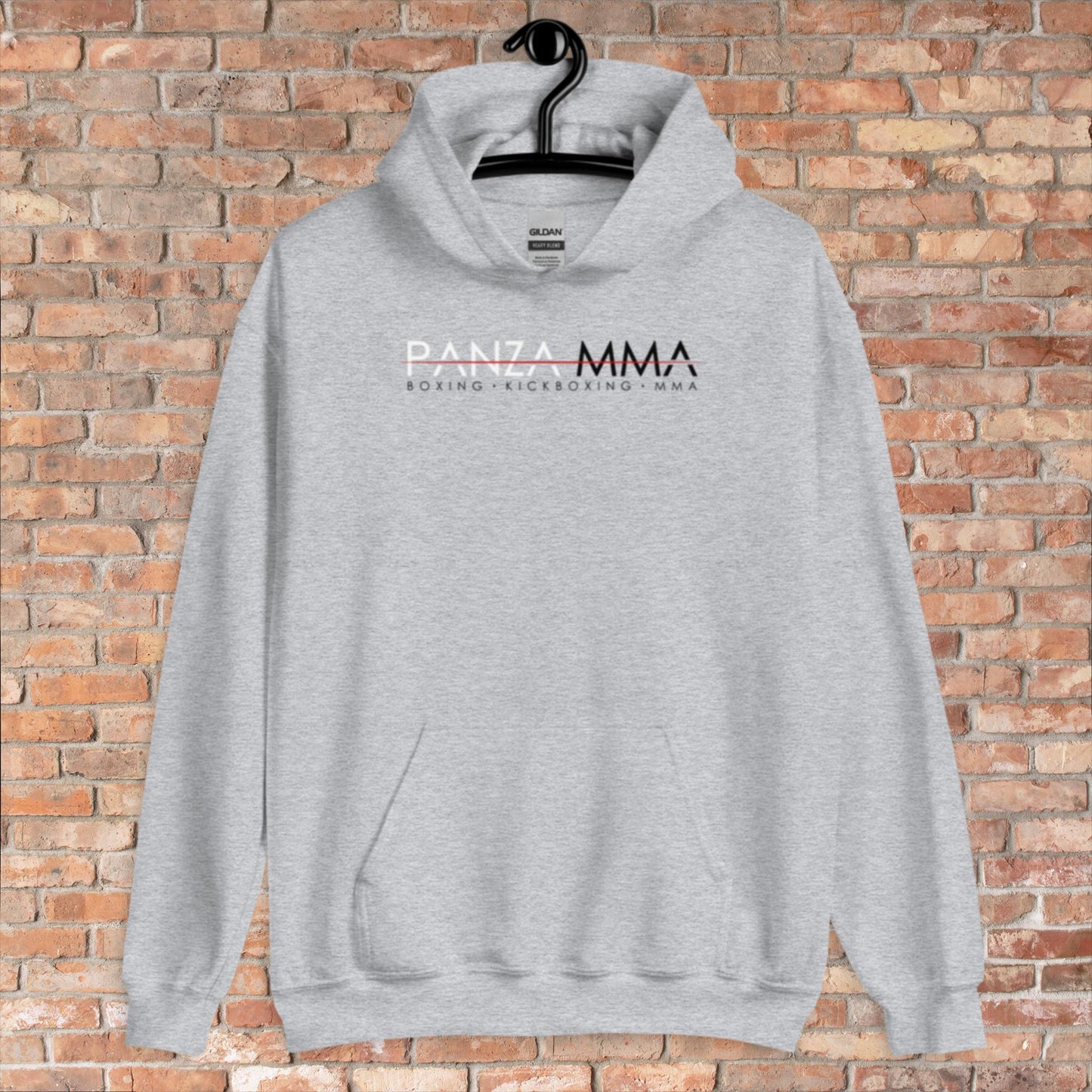Grey Unisex Panza MMA Hoodie